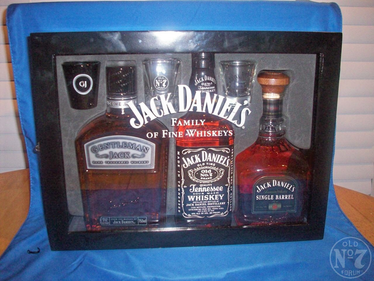Jack Daniels Family of Fine Whiskeys Box Set - Collectable Tins 
