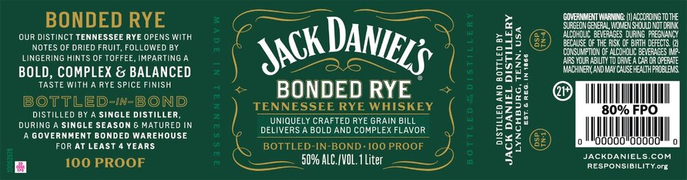 Bonded Rye Label Just Approve by the TTB - Other Bottles - Maxwells ...